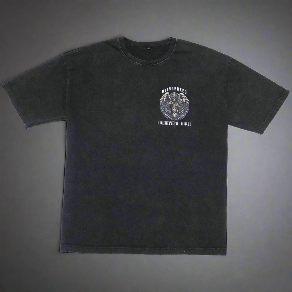 MEMENTO MORI - Vintage Wash Frayed Tee