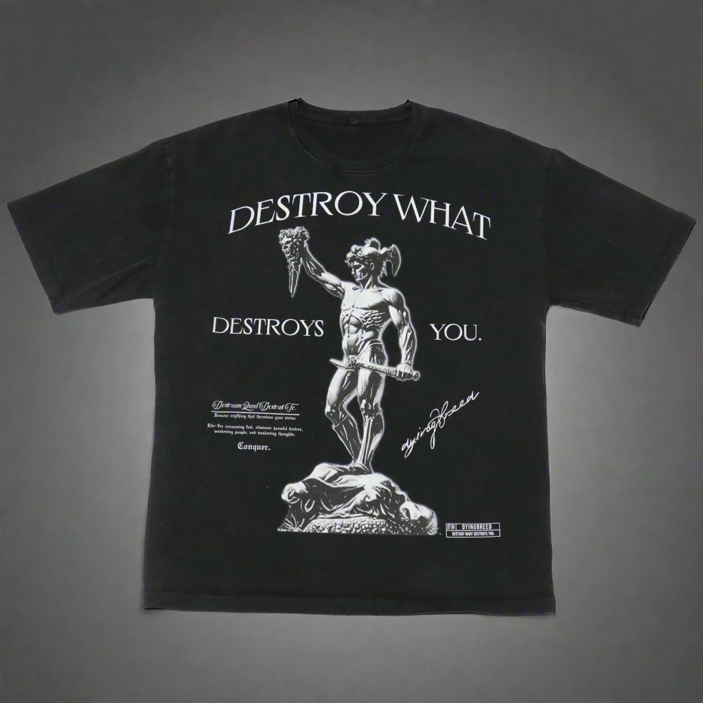 PERSEUS - Vintage Wash Frayed Tee