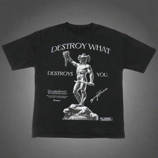 PERSEUS - Vintage Wash Frayed Tee